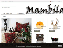 Tablet Screenshot of mambila.com